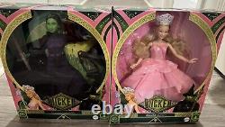 New Mattel Wicked Movie Elphaba Glinda 11 Deluxe Fashion Doll Lot Set URL ERROR