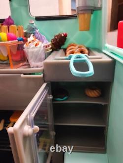 OG Our Generation Sweet Stop Ice Cream Truck with Accessories Lights Music Work