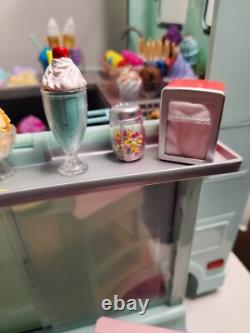 OG Our Generation Sweet Stop Ice Cream Truck with Accessories Lights Music Work