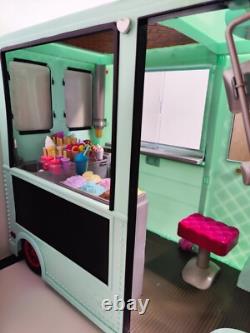 OG Our Generation Sweet Stop Ice Cream Truck with Accessories Lights Music Work
