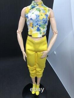 OOAK Barbie Looks Model # 8 Doll Made To Move Body Lip Repaint Blue Hair Pixie