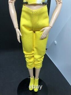 OOAK Barbie Looks Model # 8 Doll Made To Move Body Lip Repaint Blue Hair Pixie