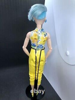 OOAK Barbie Looks Model # 8 Doll Made To Move Body Lip Repaint Blue Hair Pixie