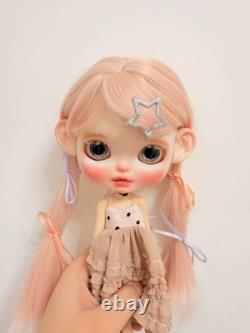 OOAK Handmade Full Set Blythe Doll White Skin Hand-Painted Collectible Doll