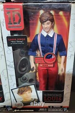 One Direction Collector Dolls Singing Hasbro 2011-2012 Lot Of 6