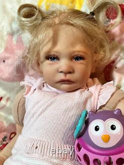 Ooak Reborn newborn baby Girl reborn bAby Lacy Art doll