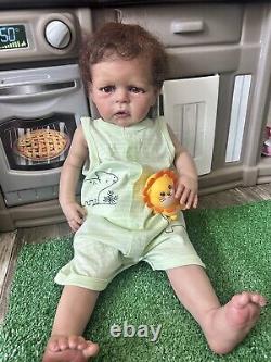 Ooak Reborn newborn baby boy reborn Art doll Camden