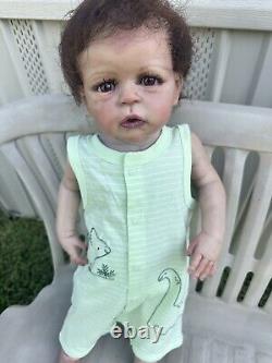 Ooak Reborn newborn baby boy reborn Art doll Camden