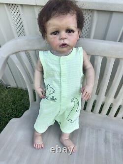 Ooak Reborn newborn baby boy reborn Art doll Camden