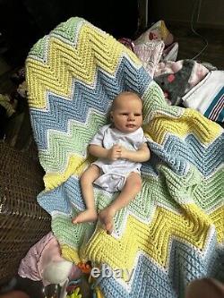 Ooak Reborn newborn baby boy reborn Art doll Eli