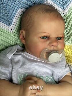 Ooak Reborn newborn baby boy reborn Art doll Eli