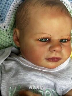 Ooak Reborn newborn baby boy reborn Art doll Eli