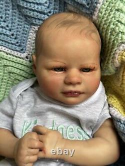 Ooak Reborn newborn baby boy reborn Art doll Eli
