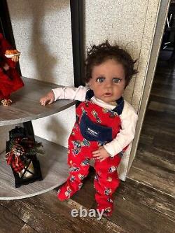 Ooak Reborn newborn baby boy reborn Art doll Standing Spencer Toddler