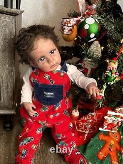 Ooak Reborn newborn baby boy reborn Art doll Standing Spencer Toddler