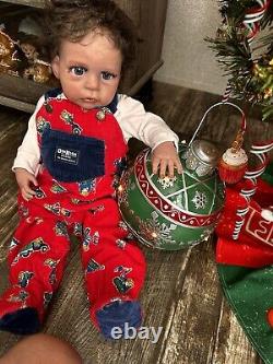 Ooak Reborn newborn baby boy reborn Art doll Standing Spencer Toddler