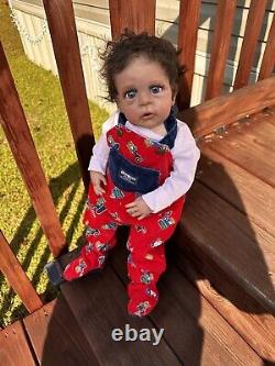 Ooak Reborn newborn baby boy reborn Art doll Standing Spencer Toddler