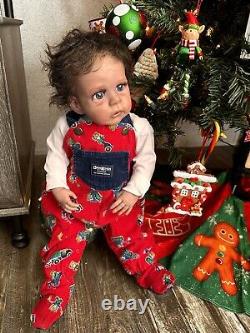 Ooak Reborn newborn baby boy reborn Art doll Standing Spencer Toddler