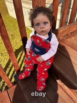 Ooak Reborn newborn baby boy reborn Art doll Standing Spencer Toddler