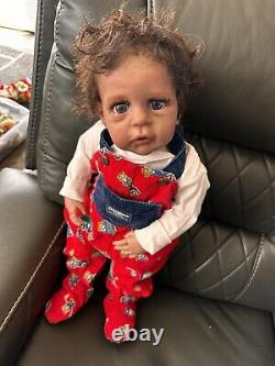 Ooak Reborn newborn baby boy reborn Art doll Standing Spencer Toddler