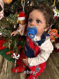 Ooak Reborn newborn baby boy reborn Art doll Standing Spencer Toddler