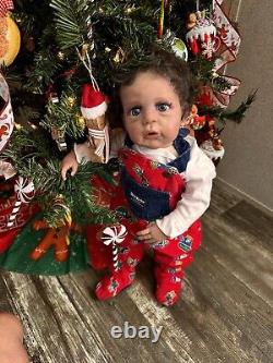 Ooak Reborn newborn baby boy reborn Art doll Standing Spencer Toddler