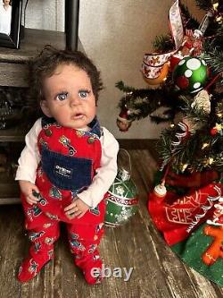 Ooak Reborn newborn baby boy reborn Art doll Standing Spencer Toddler