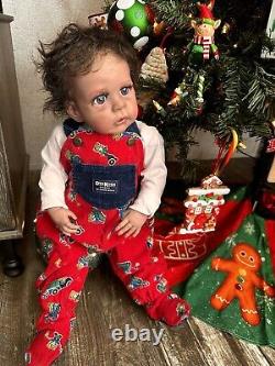 Ooak Reborn newborn baby boy reborn Art doll Standing Spencer Toddler