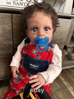 Ooak Reborn newborn baby boy reborn Art doll Standing Spencer Toddler