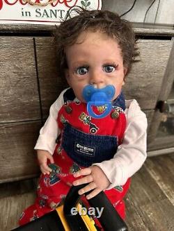 Ooak Reborn newborn baby boy reborn Art doll Standing Spencer Toddler