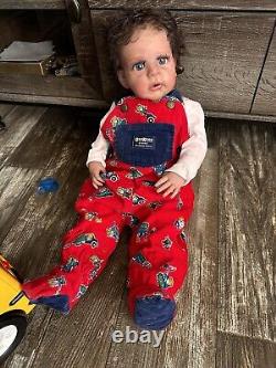Ooak Reborn newborn baby boy reborn Art doll Standing Spencer Toddler