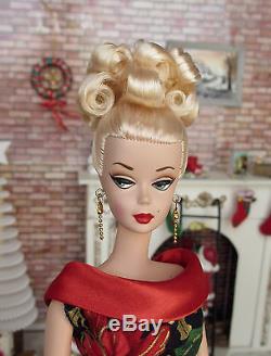 Ooak dressed Xmas SILKSTONE Barbie GIFTSET vintage ponytail style by Lolaxs