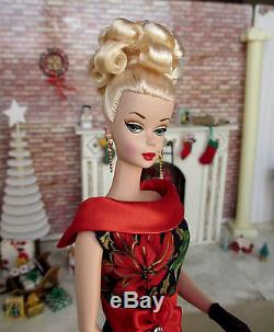 Ooak dressed Xmas SILKSTONE Barbie GIFTSET vintage ponytail style by Lolaxs