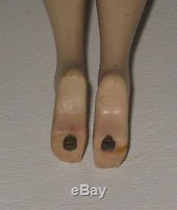 Original 1959 Mattel #1 Barbie Brunette Gorgeous Face holes in feet Amazing