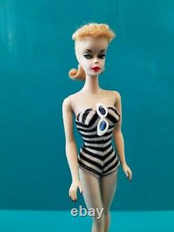 Original 1959 Number One Blonde Ponytail Vintage Barbie Doll