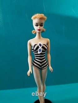 Original 1959 Number One Blonde Ponytail Vintage Barbie Doll