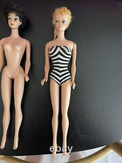 Original 1960 Vintage #4 Blond Ponytail Barbie Doll