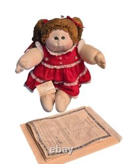 Original 1978 All Cloth Cabbage Patch Doll 21 Papers Xavier Roberts Signed