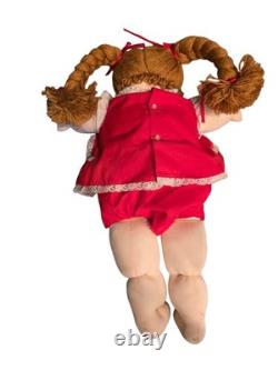 Original 1978 All Cloth Cabbage Patch Doll 21 Papers Xavier Roberts Signed