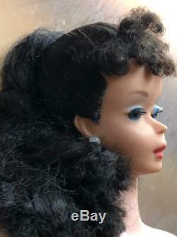 Original # 3 Ponytail Brunette Vintage Barbie UNFADED No Touch Ups