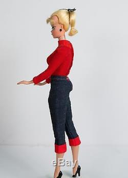 Original Large 11.5 Bild Lilli Doll w 3/4 Length Jeans NM