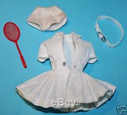 Original vintage complete 4-piece tennis outfit for big Bild-Lilli /outfit only
