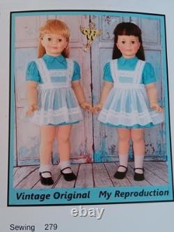 PATTI PLAYPAL Pullback In Super Rare Dress VERIFIED. ALMA WALLACE COLLECTION