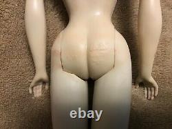 PRETTY #3 BLONDE PONYTAIL BARBIE With #2 BODY WithNIPPLES, TM STAND, R BOX