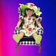 Pleasant Company American Girl Samantha Doll + Tender Art Collection Chair Vtg