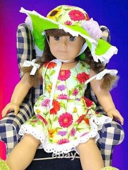 Pleasant Company American Girl Samantha Doll + Tender Art Collection Chair VTG