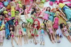 Polly Pocket Massive Lot of Dolls, Accessories and Furniture HUGE COLLECTION