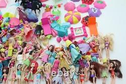 Polly Pocket Massive Lot of Dolls, Accessories and Furniture HUGE COLLECTION