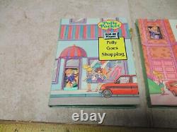 Polly Pocket POP UP Story Book Polly's Place Shopping Playset With Doll New Lot
