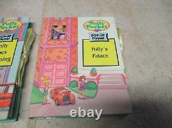 Polly Pocket POP UP Story Book Polly's Place Shopping Playset With Doll New Lot